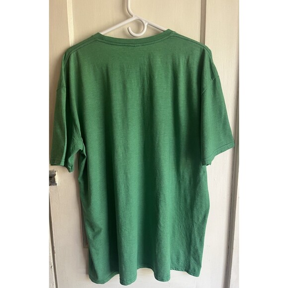 Walt Disney 90’s Vintage T-shirt Mens 50% Cotton 2XL Green Tee Mickey & Friends - Picture 5 of 5